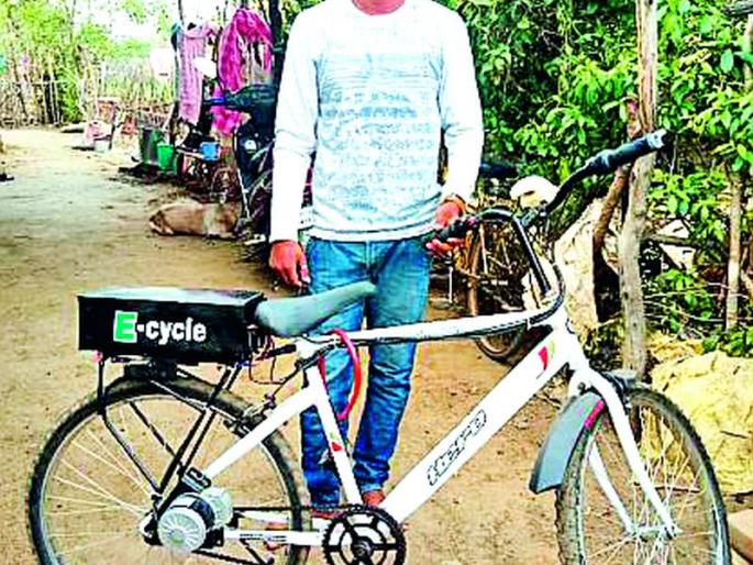 Gopi Battery Bike | गोपीने बनविली बॅटरीवरची सायकल Gopi Battery Bike | गोपीने बनविली बॅटरीवरची सायकल