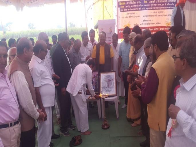 Sahitya Sammelan of Rangale Shivar at Mehunbara | मेहूणबारे येथे रंगले शिवार साहित्य संमेलन Sahitya Sammelan of Rangale Shivar at Mehunbara | मेहूणबारे येथे रंगले शिवार साहित्य संमेलन