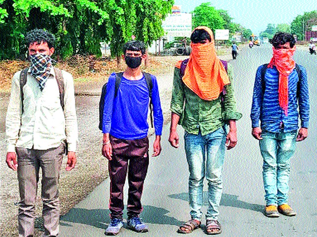 ..They are leaving from Niphad to Rajasthan! | ..ते निघाले आहेत निफाड येथून राजस्थानला पायी ! ..They are leaving from Niphad to Rajasthan! | ..ते निघाले आहेत निफाड येथून राजस्थानला पायी !