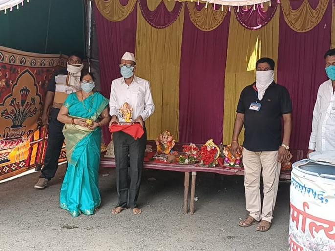 On the fifth day at Yaval, Shri Visarjan was in peace | यावल येथे पाचव्या दिवशी श्री विसर्जन शांततेत On the fifth day at Yaval, Shri Visarjan was in peace | यावल येथे पाचव्या दिवशी श्री विसर्जन शांततेत