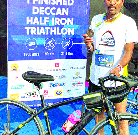 Saturna 'Ironman' due to marathon! | मॅरेथॉनमुळे साताऱ्याला ‘आयर्नमॅन’चं लागिरं !
