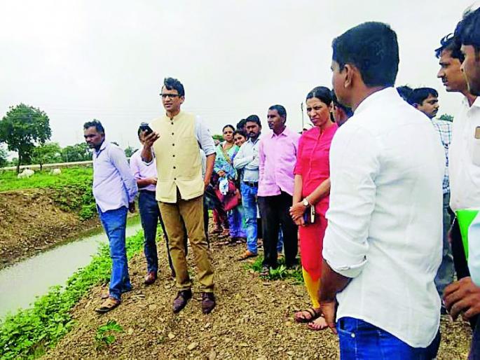 Inspection of Water Works | इसापुरातील जलयुक्त कामाची पाहणी Inspection of Water Works | इसापुरातील जलयुक्त कामाची पाहणी