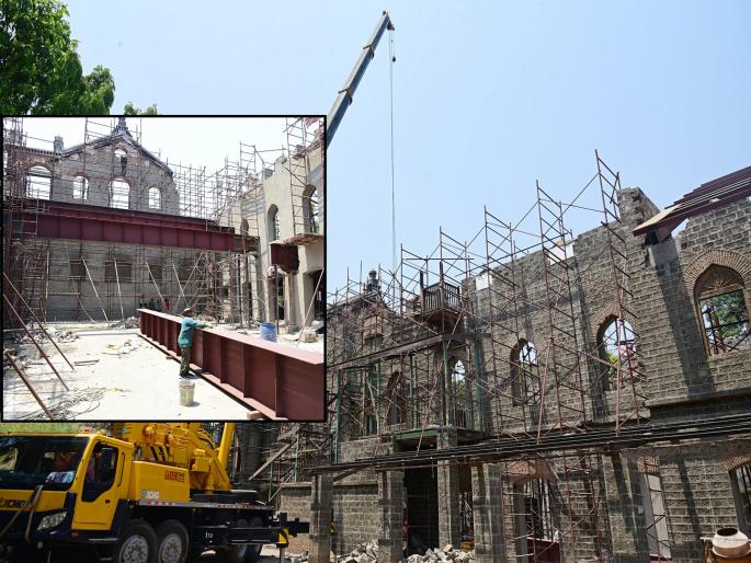 Due to the relaxed working style of the Kolhapur Municipal Corporation, it is impossible to inaugurate the Sangeet Surya Keshavrao Bhosale Theatre on August 9th | Kolhapur: 'केशवराव'चे काम, किती महिने थांब; दुसरा टप्पा अजून कागदावरच!