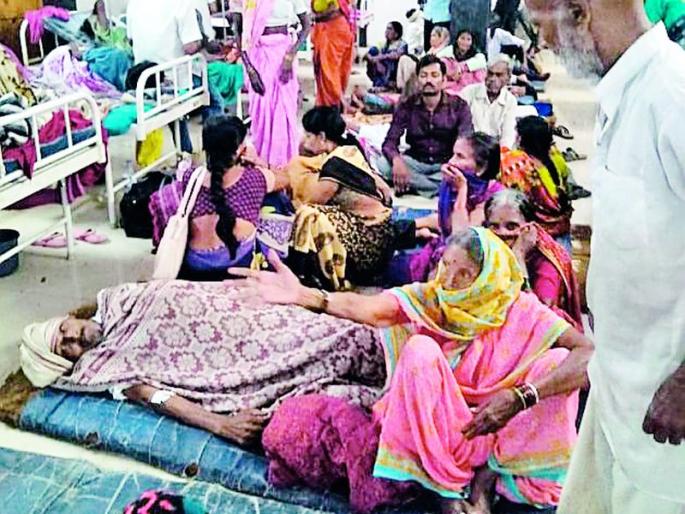 Hospital bed 4, patient 5 | रुग्णालयात खाटा १४३, रुग्ण २५० Hospital bed 4, patient 5 | रुग्णालयात खाटा १४३, रुग्ण २५०