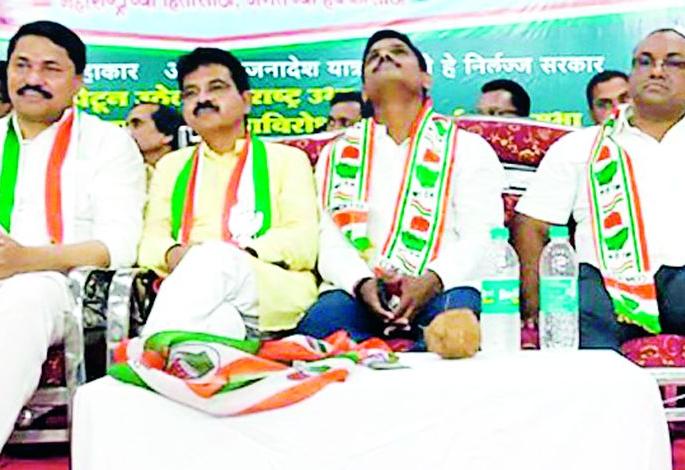 Chief Minister Sapasheel lied on the Mahajanesh Yatra | महाजनादेश यात्रेत मुख्यमंत्री सपशेल खोटे बोलतात