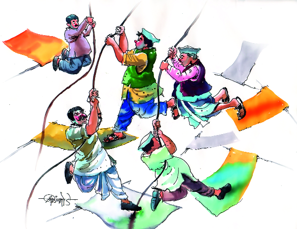 Headlines for the convenience of the leaders! | सराजकीय सोयीसाठी नेत्यांच्या माकडउड्या!