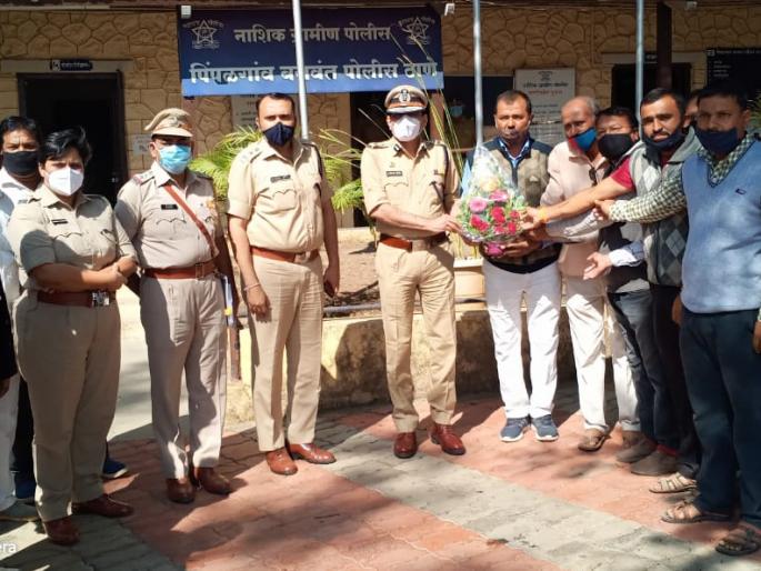 Review meeting at Pimpalgaon Police Station | पिंपळगाव पोलीस ठाण्यात आढावा बैठक Review meeting at Pimpalgaon Police Station | पिंपळगाव पोलीस ठाण्यात आढावा बैठक