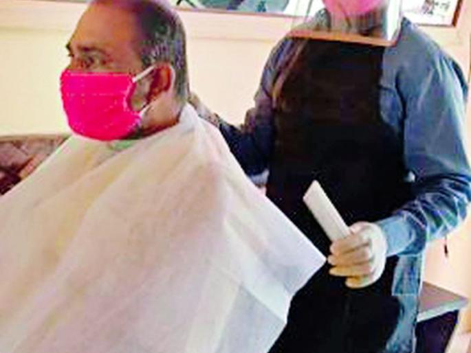 Salon shops are closed even after getting permission | मुभा मिळाल्यावरही सलून दुकाने बंदच Salon shops are closed even after getting permission | मुभा मिळाल्यावरही सलून दुकाने बंदच