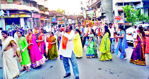 Jalaram Bappa Jayanti procession | जलाराम बाप्पा जयंती मिरवणूक Jalaram Bappa Jayanti procession | जलाराम बाप्पा जयंती मिरवणूक