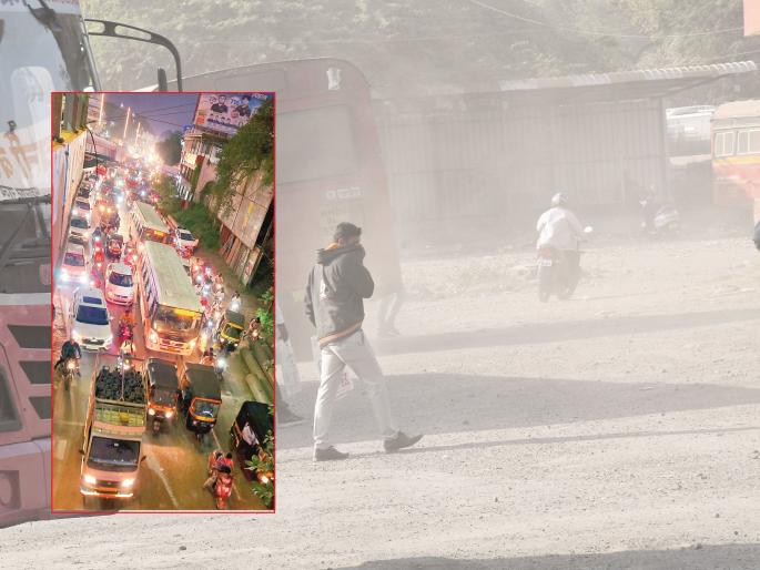 Chhatrapati Sambhajinagar breathless due to 11 lakh vehicles; Ignoring PUC, contributes to pollution | ११ लाख वाहनांमुळे कोंडला छत्रपती संभाजीनगरचा श्वास; ‘पीयूसी’कडे दुर्लक्ष, प्रदूषणाला हातभार Chhatrapati Sambhajinagar breathless due to 11 lakh vehicles; Ignoring PUC, contributes to pollution | ११ लाख वाहनांमुळे कोंडला छत्रपती संभाजीनगरचा श्वास; ‘पीयूसी’कडे दुर्लक्ष, प्रदूषणाला हातभार