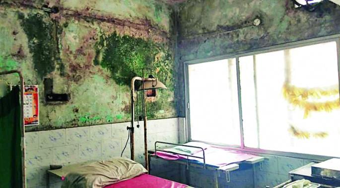 Delivery in dirty rooms in govt hospitals Nagpur | गळणारे छत, शेवाळं असलेल्या भिंतींच्या कक्षात होते प्रसूती Delivery in dirty rooms in govt hospitals Nagpur | गळणारे छत, शेवाळं असलेल्या भिंतींच्या कक्षात होते प्रसूती