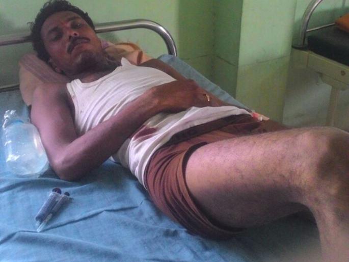 Randukar attack on cousin and nephew in Gevrai taluka | गेवराई तालुक्यात चुलता, पुतण्यावर रानडुकराचा हल्ला Randukar attack on cousin and nephew in Gevrai taluka | गेवराई तालुक्यात चुलता, पुतण्यावर रानडुकराचा हल्ला