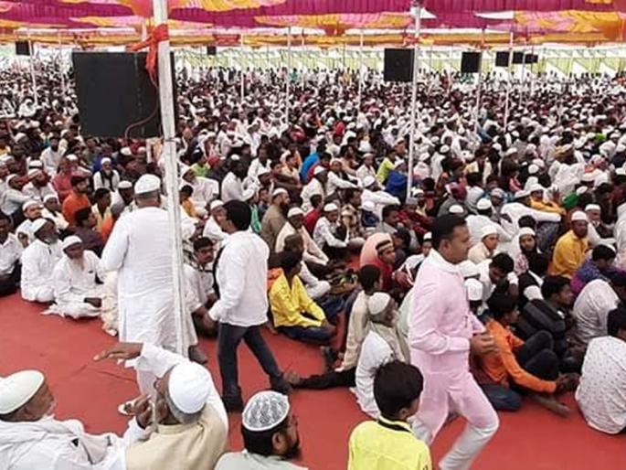 A community marriage of 19 couples in Beed | बीडमध्ये ९३ जोडप्यांचा सामुदायिक विवाह A community marriage of 19 couples in Beed | बीडमध्ये ९३ जोडप्यांचा सामुदायिक विवाह