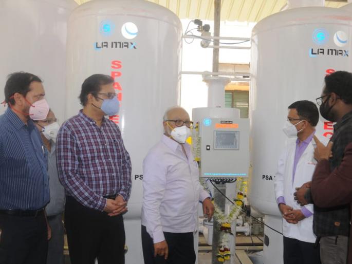 The first step towards oxygen self-sufficiency of the district! | जिल्ह्याच्या ऑक्सिजन स्वयंपूर्णतेकडील पहिले पाऊल ! The first step towards oxygen self-sufficiency of the district! | जिल्ह्याच्या ऑक्सिजन स्वयंपूर्णतेकडील पहिले पाऊल !