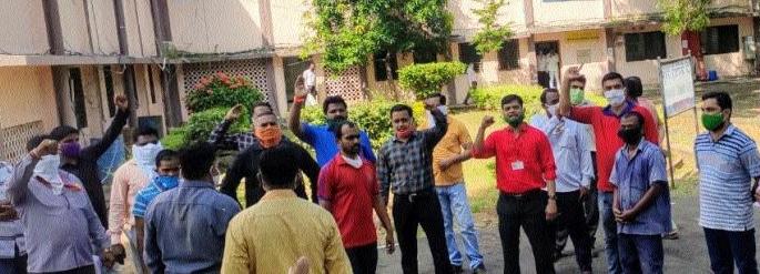 Demonstrations of Ordnance Manufacturing Workers | आयुध निर्माणी कर्मचाऱ्यांची निदर्शने Demonstrations of Ordnance Manufacturing Workers | आयुध निर्माणी कर्मचाऱ्यांची निदर्शने