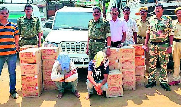 40 Catty liquor seized | ४० पेट्या दारू जप्त