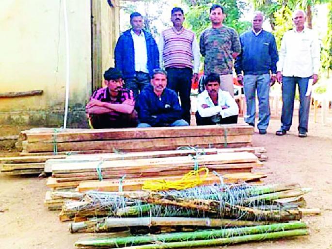 Hunting hunters of wild animals | वन्यप्राण्यांची शिकार करणारे जाळ्यात Hunting hunters of wild animals | वन्यप्राण्यांची शिकार करणारे जाळ्यात