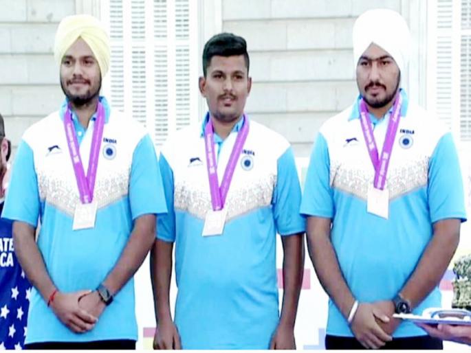 Bronze medal won by tushar fadtarein the spain game | स्पेन येथील जागतिक युवा तिरंदाजी स्पर्धेत तुषार फडतरेला कांस्य पदक Bronze medal won by tushar fadtarein the spain game | स्पेन येथील जागतिक युवा तिरंदाजी स्पर्धेत तुषार फडतरेला कांस्य पदक