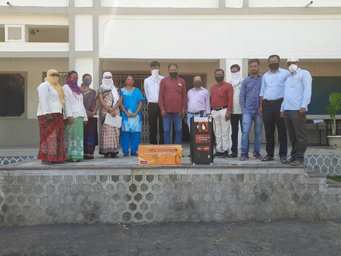 Sanitary Napkin Machine to Kasliwal Vidyalaya | कासलीवाल विद्यालयास सॅनिटरी नॅपकिन मशीन Sanitary Napkin Machine to Kasliwal Vidyalaya | कासलीवाल विद्यालयास सॅनिटरी नॅपकिन मशीन