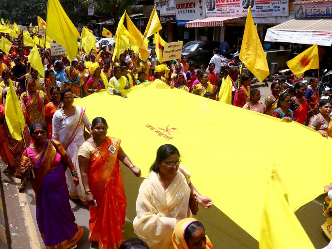 Matang society faces a protest against injustice in Nashik | अन्यायाच्या विरोधात मातंग समाजाचा नाशिकमध्ये मोर्चा