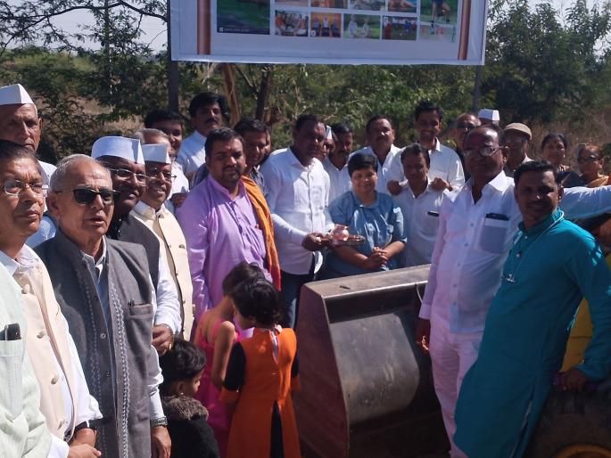 Bhoomi Poojan of Van Prasthashram Construction at Bahadarpur | बहादरपूर येथे वानप्रस्थाश्रम बांधकामाचे भूमिपूजन