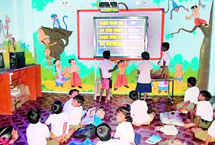 91 percent of ZP students are in school | जि.प.च्या ९१ टक्के शाळा झाल्या डिजिटल 91 percent of ZP students are in school | जि.प.च्या ९१ टक्के शाळा झाल्या डिजिटल