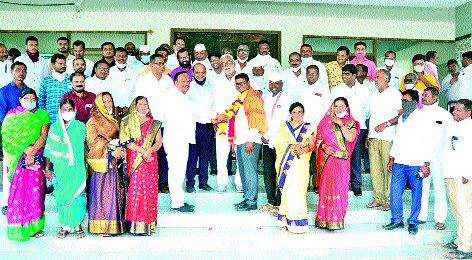 Bhagat as the Deputy Chairman of Yeola Panchayat Samiti | येवला पंचायत समिती उपसभापतिपदी भगत