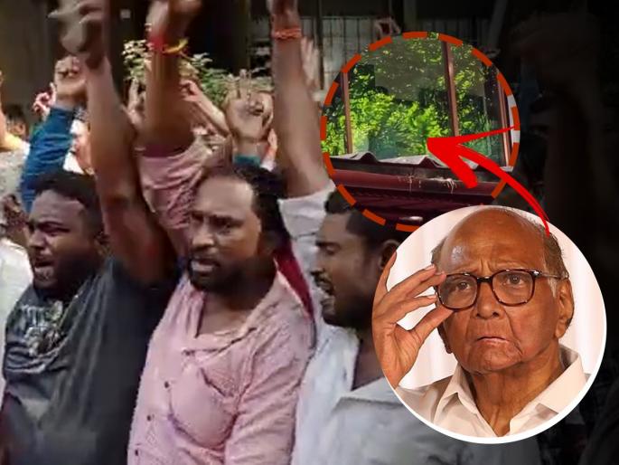 Possibility of ST workers' agitation in Sharad Pawar's Baramati on 12th | १२ तारीख, दुपारी १२ वाजता अन् स्थळ बारामती; नेमकं काय घडणार?, ST कर्मचारी बोललेच Possibility of ST workers' agitation in Sharad Pawar's Baramati on 12th | १२ तारीख, दुपारी १२ वाजता अन् स्थळ बारामती; नेमकं काय घडणार?, ST कर्मचारी बोललेच
