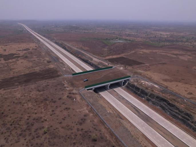 Work on Samruddhi Highway, the widest in the country, Package 2 Work has been completed | समृद्धी महामार्गावरील सर्वात रुंद देशातील पहिला वन्यजीव उन्नत मार्गाचं काम पूर्ण