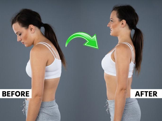 3 amazing exercises in just 1 minute to improve your body posture, how to get rid of wrong body posture and hunch, simple 1 minute exercises | व्यायामासाठी वेळ नाही? १ मिनिटांचे सोपे व्यायाम- झुकलेले खांदे, पाठीचा कणा होईल ताठ