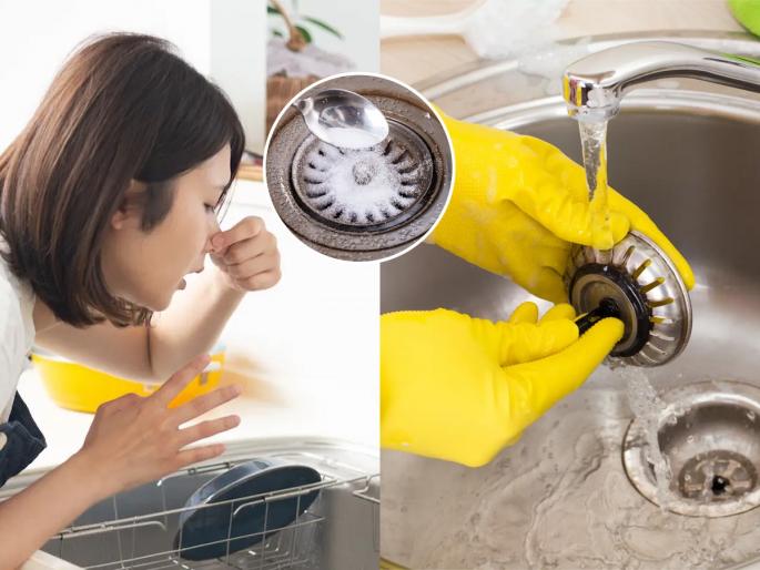 3 remedies to get rid of bad smell or odour from sink, how to clean kitchen sink | किचन सिंकमधून घाण वास येतो, घरभर दुर्गंधी? ३ उपाय- दुर्गंधी कायमची जाऊन सिंक स्वच्छ राहील