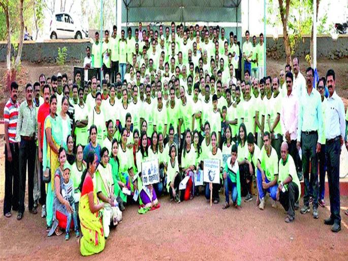  Rally for environmental message on the occasion of Labor Day, Maharashtra Day | कामगार दिन, महाराष्ट्र दिनानिमित्त  पर्यावरणाच्या संदेशासाठी रॅली