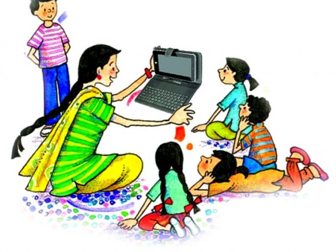 Tablet in the hands of Anganwadi supervisor in Nagpur district | नागपूर जिल्ह्यातील अंगणवाडी पर्यवेक्षिकेच्या हातात आले टॅबलेट Tablet in the hands of Anganwadi supervisor in Nagpur district | नागपूर जिल्ह्यातील अंगणवाडी पर्यवेक्षिकेच्या हातात आले टॅबलेट
