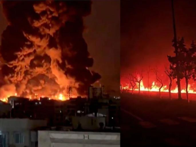 not good idea us reacts after israel pounds 30 iranian fuel depots in day article | "हा चुकीचा निर्णय..."; इराणमधील ३० तेल डेपोंवर इस्रायलचा भीषण हल्ला, अमेरिका नाराज not good idea us reacts after israel pounds 30 iranian fuel depots in day article | "हा चुकीचा निर्णय..."; इराणमधील ३० तेल डेपोंवर इस्रायलचा भीषण हल्ला, अमेरिका नाराज