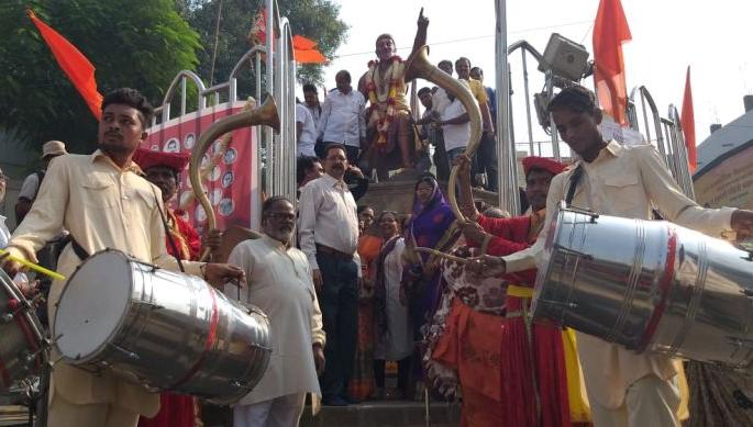 Maratha reservation; celebration in Nagpur | मराठा आरक्षण; उपराजधानीत जल्लोष