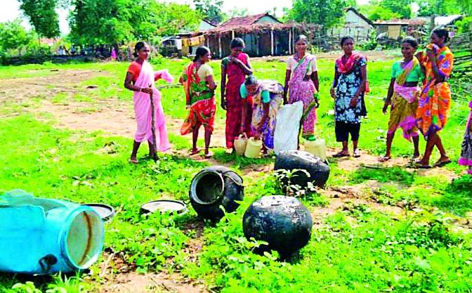 The embarrassment and thunderbolt destroyed | मोहफूल व गुळाचा सडवा केला नष्ट The embarrassment and thunderbolt destroyed | मोहफूल व गुळाचा सडवा केला नष्ट