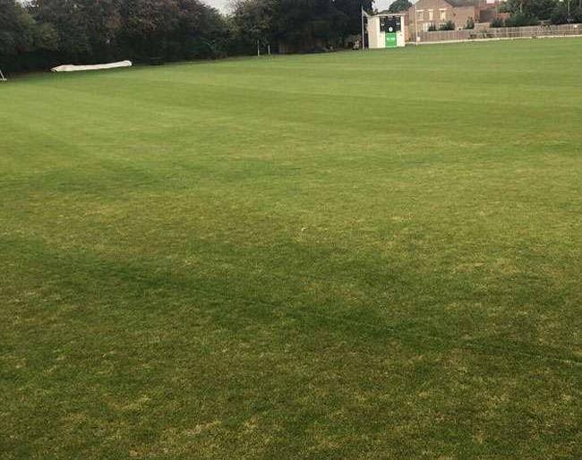 Shocking! The boundary line was stolen before the match ... | धक्कादायक! सामन्यापूर्वी बाऊंड्री लाइन चोरीला गेली...
