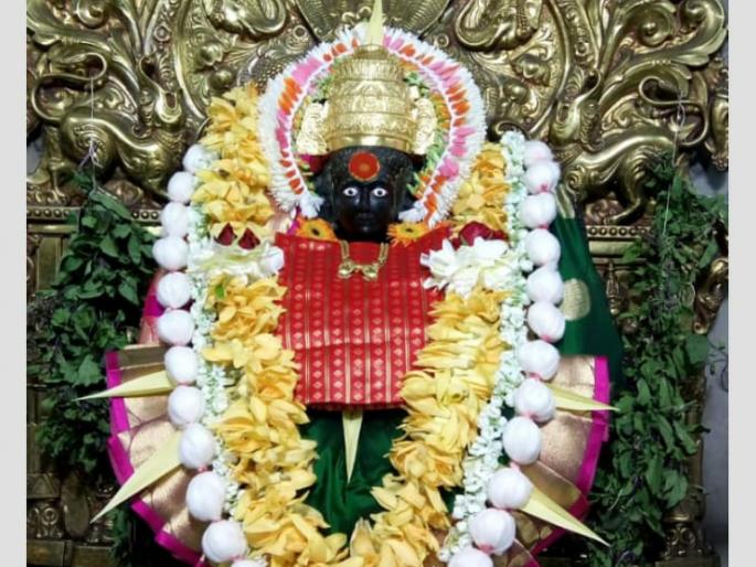 Navratri: Online visitors instead of devotees | Navratri : भाविक संख्येऐवजी ऑनलाईन व्हिजीटर्स Navratri: Online visitors instead of devotees | Navratri : भाविक संख्येऐवजी ऑनलाईन व्हिजीटर्स