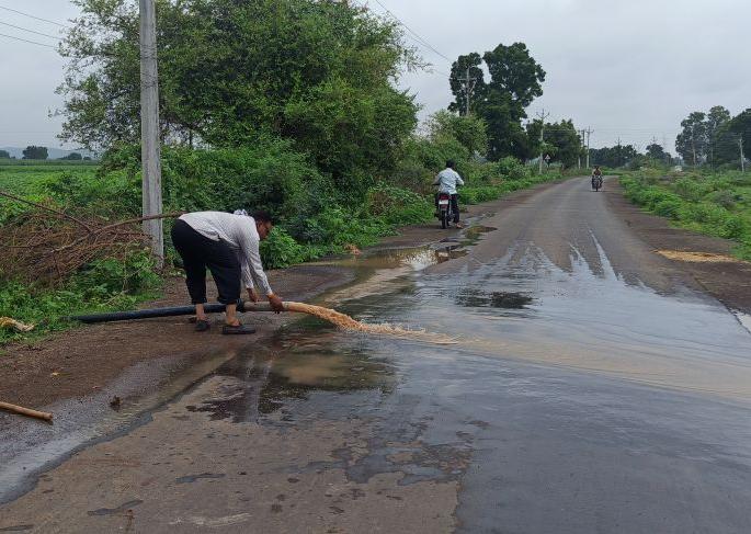 Crop damage due to storm in Shahada taluka | शहादा तालुक्यात वादळीवाऱ्याने पिकांचे नुकसान Crop damage due to storm in Shahada taluka | शहादा तालुक्यात वादळीवाऱ्याने पिकांचे नुकसान