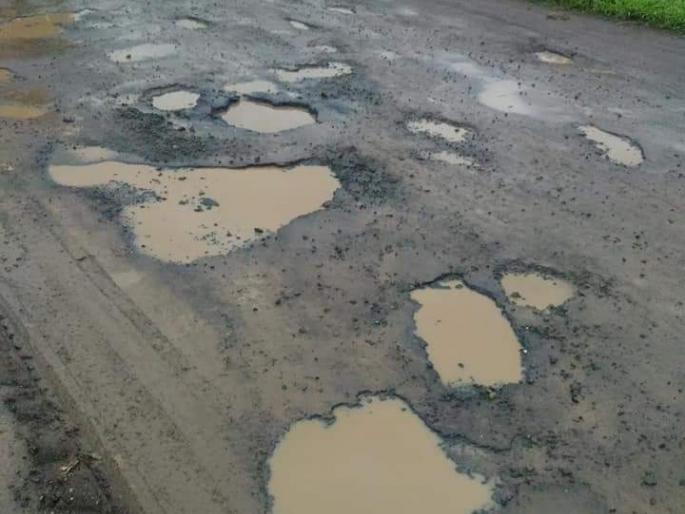  The roads in Peth taluka are in progress | पेठ तालुक्यातील रस्त्यांची लागली वाट