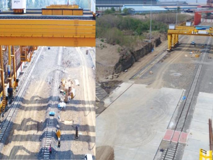 Gati Shakti Cargo Terminal commissioned in Kalameshwar, first consignment emptied on Thursday | कळमेश्वरात गती शक्ती कार्गो टर्मिनल कार्यान्वित, गुरुवारी रिकामी झाली पहिली खेप Gati Shakti Cargo Terminal commissioned in Kalameshwar, first consignment emptied on Thursday | कळमेश्वरात गती शक्ती कार्गो टर्मिनल कार्यान्वित, गुरुवारी रिकामी झाली पहिली खेप