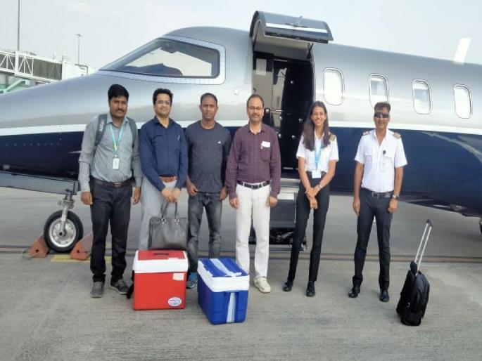 Braindead patients in Nanded; Kidney, liver came to Chhatrapati Sambhajinagar by air ambulance | नांदेडमध्ये ब्रेनेडेड रुग्ण; एअर ॲम्ब्युलन्सने छत्रपती संभाजीनगरात आले किडनी, लिव्हर Braindead patients in Nanded; Kidney, liver came to Chhatrapati Sambhajinagar by air ambulance | नांदेडमध्ये ब्रेनेडेड रुग्ण; एअर ॲम्ब्युलन्सने छत्रपती संभाजीनगरात आले किडनी, लिव्हर