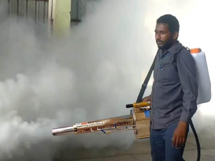 Smoke spraying stopped, fear of increased risk of epidemics | धूर फवारणी बंद, साथीच्या आजारांचा धोका वाढण्याची भीती Smoke spraying stopped, fear of increased risk of epidemics | धूर फवारणी बंद, साथीच्या आजारांचा धोका वाढण्याची भीती