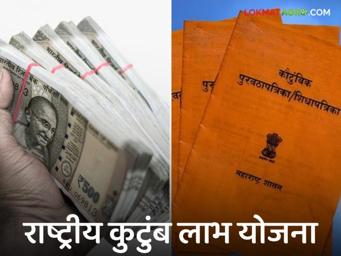 Funds from National Family Benefit Scheme in case of death of male, female of 'this' family; Read detailed information about Yogen | 'या' कुटुंबातील कर्ता पुरुष, स्त्री मरण पावल्यास राष्ट्रीय कुटुंब लाभ योजनेतून मिळणार निधी; वाचा योजेनची सविस्तर माहिती Funds from National Family Benefit Scheme in case of death of male, female of 'this' family; Read detailed information about Yogen | 'या' कुटुंबातील कर्ता पुरुष, स्त्री मरण पावल्यास राष्ट्रीय कुटुंब लाभ योजनेतून मिळणार निधी; वाचा योजेनची सविस्तर माहिती