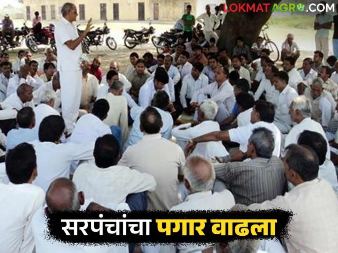 The salary of Sarpanch, Upasarpanch of Gram Panchayat increased; Now you will get 'so much' salary per month | ग्रामपंचायतीच्या सरपंच, उपसरपंचांचा पगार वाढला; आता महिन्याला मिळणार 'एवढे' मानधन The salary of Sarpanch, Upasarpanch of Gram Panchayat increased; Now you will get 'so much' salary per month | ग्रामपंचायतीच्या सरपंच, उपसरपंचांचा पगार वाढला; आता महिन्याला मिळणार 'एवढे' मानधन