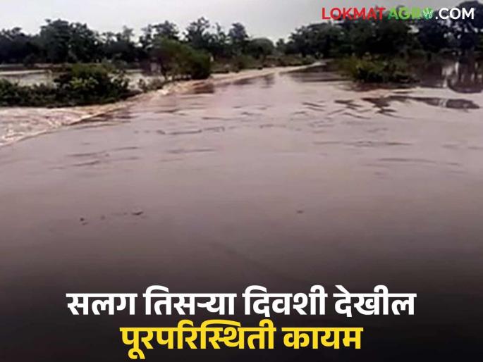 Heavy rains for the third consecutive day; Flood situation persists while water release from Pujaritola dam continues | सलग तिसऱ्या दिवशी अतिवृष्टी; पूरपरिस्थिती कायम तर पुजारीटोला धरणातून पाण्याचा विसर्ग सुरूच