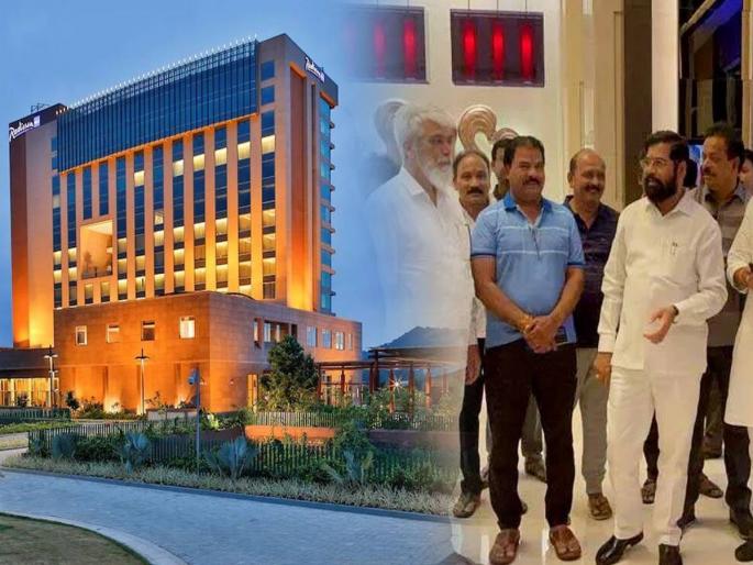When will the Eknath Shinde rebel shivsena Mla's group return? extend till 5th july; Radisson Blu website shows no booking Available | एकनाथ शिंदे गट कधी परतणार? गुवाहाटीच्या हॉटेलमधून आली महत्वाची माहिती When will the Eknath Shinde rebel shivsena Mla's group return? extend till 5th july; Radisson Blu website shows no booking Available | एकनाथ शिंदे गट कधी परतणार? गुवाहाटीच्या हॉटेलमधून आली महत्वाची माहिती