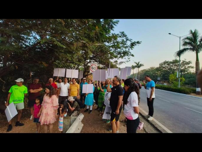 Environmentalists rally to save mangroves along with wetlands | पाणथळींसह खारफुटी वाचविण्यासाठी पर्यावरणप्रेमींचा एल्गार Environmentalists rally to save mangroves along with wetlands | पाणथळींसह खारफुटी वाचविण्यासाठी पर्यावरणप्रेमींचा एल्गार