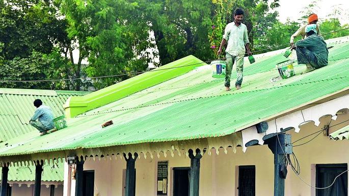 Winter session in Nagpur from 16 st December | नागपुरात हिवाळी अधिवेशनाच्या तयारीसाठी दिवस-रात्र काम Winter session in Nagpur from 16 st December | नागपुरात हिवाळी अधिवेशनाच्या तयारीसाठी दिवस-रात्र काम