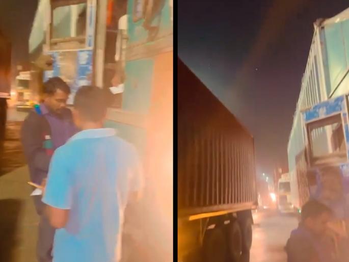 Recovery on Mumbra Bypass? Nationalist leader MLA Jitendra Awad released a video on social media | मुंंब्रा बायपासवर वसूली? जितेंद्र आव्हाडांनी सोशल मीडियावर शेअर केला व्हिडिओ Recovery on Mumbra Bypass? Nationalist leader MLA Jitendra Awad released a video on social media | मुंंब्रा बायपासवर वसूली? जितेंद्र आव्हाडांनी सोशल मीडियावर शेअर केला व्हिडिओ